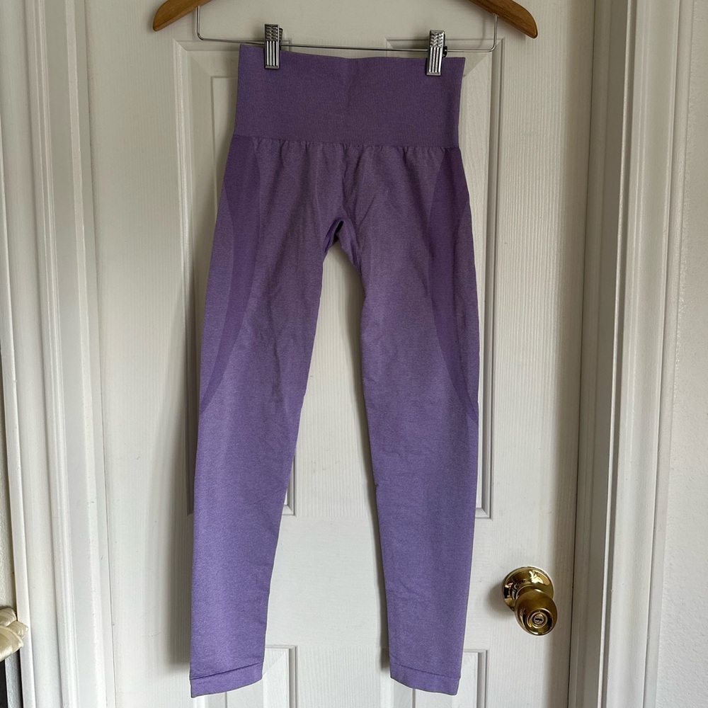Purple High-Waisted Leggings